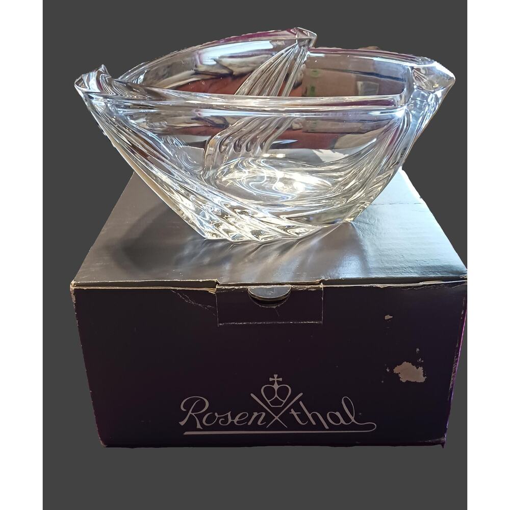 Rosenthal "Exaltation" 24% Lead Crystal 7" Bowl with Box